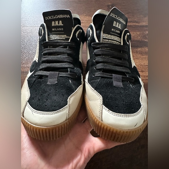 Dolce & Gabbana Black and White Sneakers